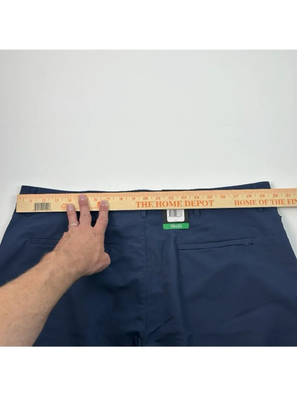 Banana Republic Men's 38x30 Flat Front Stretch Tech Pants Blue Slim G2175 NWT